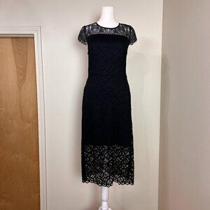 Kensie Black Lace Size XS Cocktail Dress